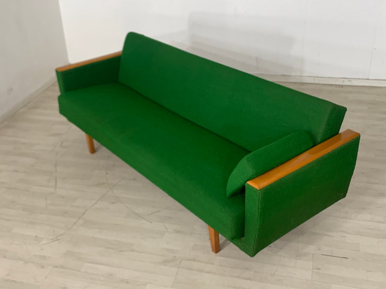 Mid Century Couch Sofa VINTAGE DAYBED zdjęcie 7