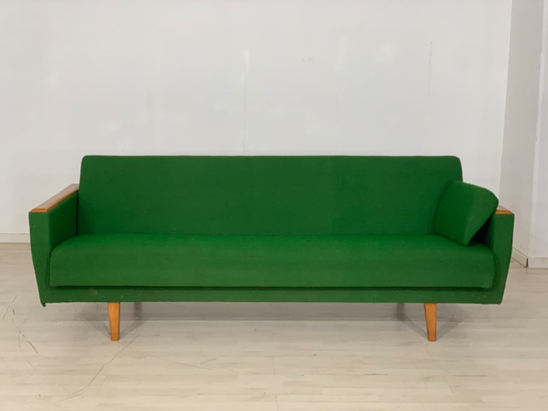 Mid Century Couch Sofa VINTAGE DAYBED zdjęcie 5