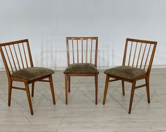 3x Mid Century stoelen, eetkamerstoelen, keukenstoelen, VINTAGE