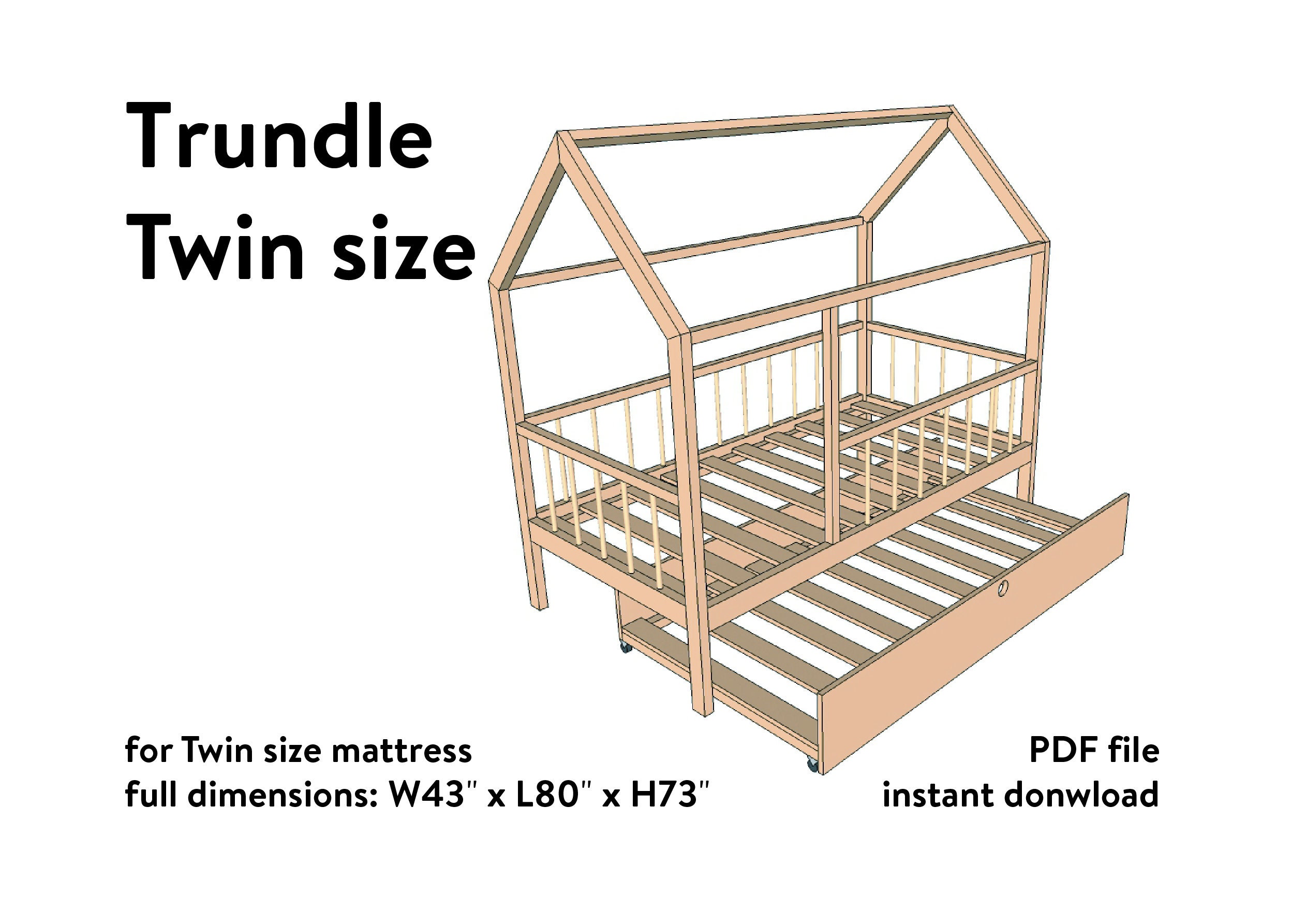 Trundle Bed for sale 85 ads for used Trundle Beds
