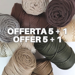 4mm Polyester Cords | Macrame Crochet Cord Polyester | Braided Polyester Rope