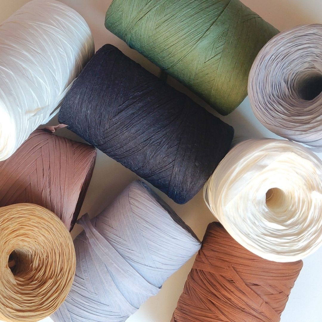 100 Wood Raffia for Crochet Bags Macrame DIY Craft Etsy UK