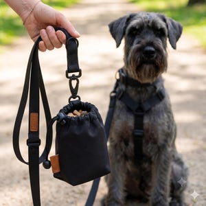 Cozy Dog Treat Training Pouch Snack Bag Drawstring Closure 14 Unique Prints Waterproof Portable Pet Walking Accessory uKory Polish Brand