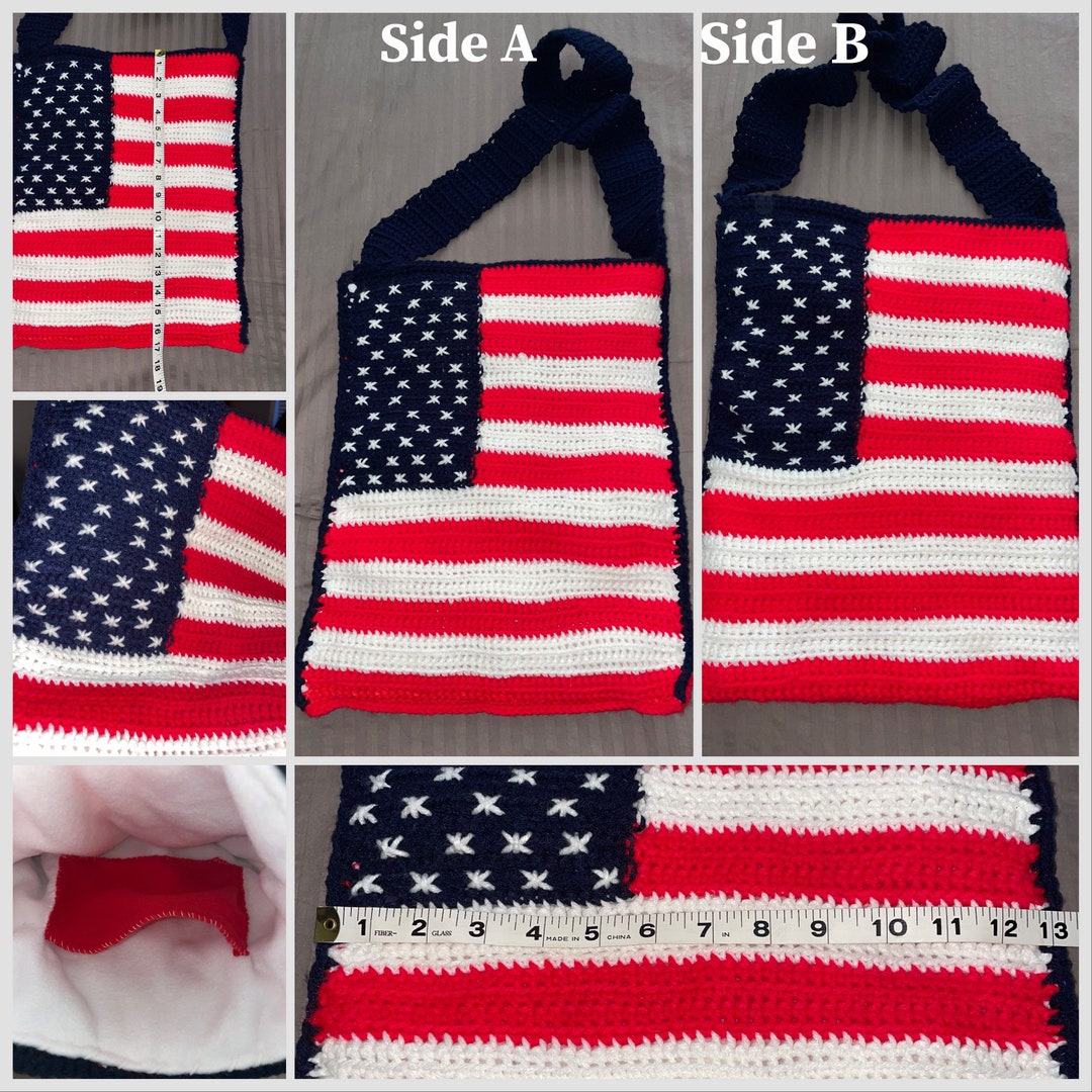 HOBO Bag American Flag large Etsy