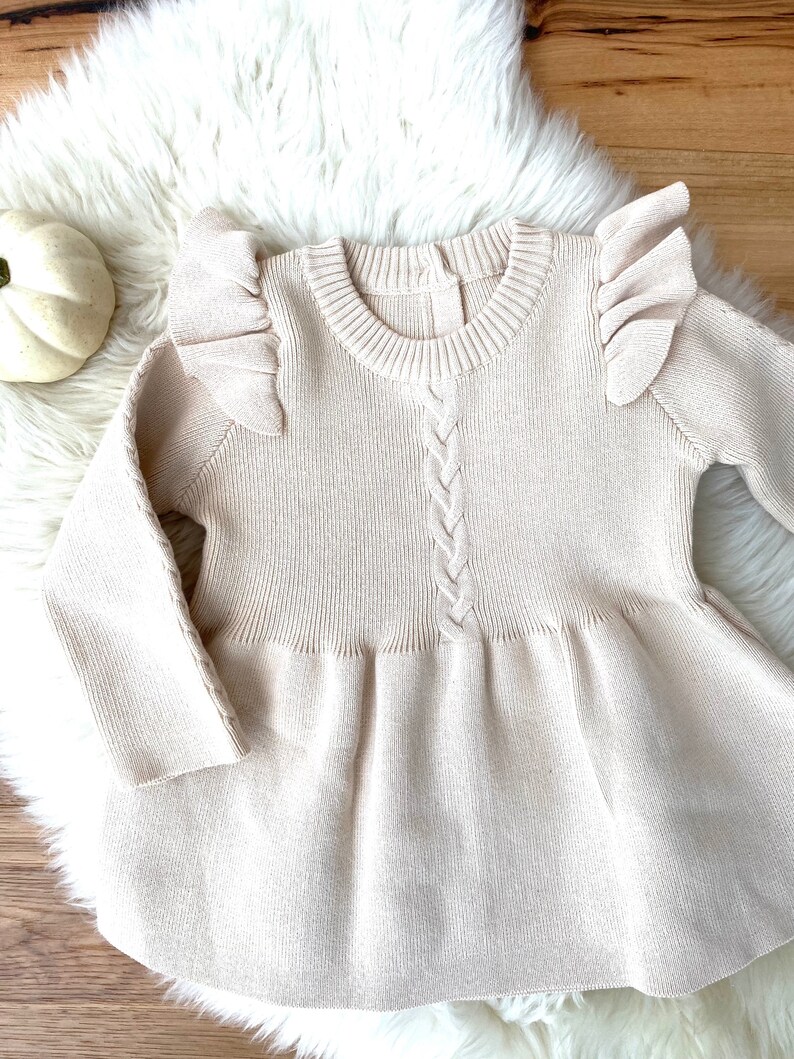 Christmas Winter Holiday Baby Girl Little Girls Knit Sweater Etsy