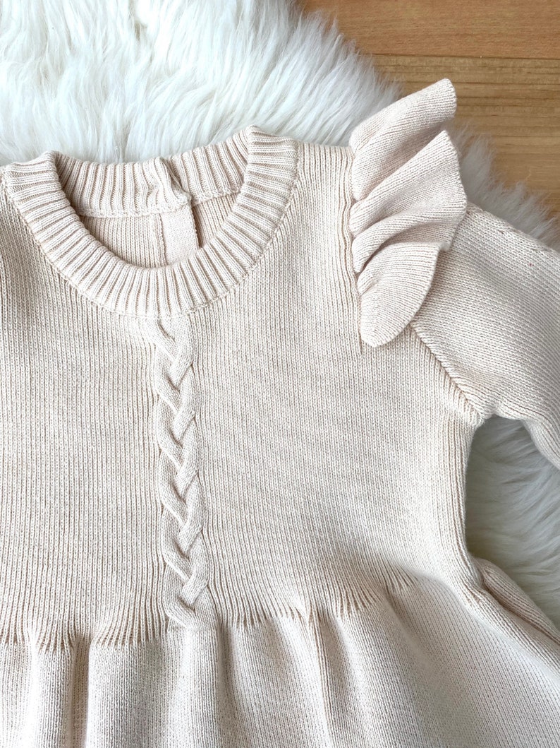 Christmas Winter Holiday Baby Girl Little Girls Knit Sweater Etsy