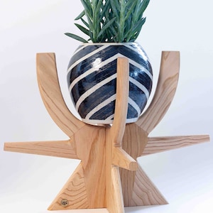 Garden decor Wedding decor Plant lover gift Mid century Plant stand Office decor Indoor Plant stand indoor Outdoor plant stand Gifts for her