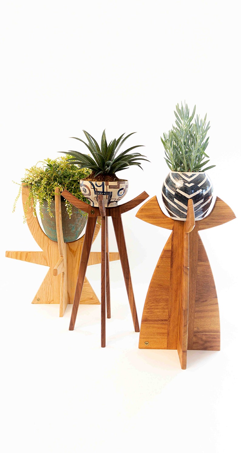 Mid Century Plant Stand Garden Decor Gifts for Her Tall Plant - Etsy Canada