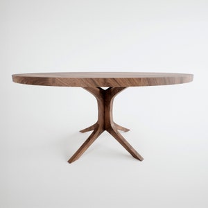 Experience the Best of the 80s with Our Art Deco Round Dining Table - The Perfect Blend of Style and Functionality for Your Work from Home