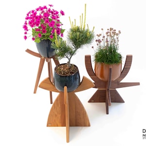 Pflanzenliebhaber Geschenk Hoher Pflanzenständer Holzpflanzenständer Pant steht Holzpflanzenständer Holzpflanzenhalter Mid Century Modern Blumenständer Geschenk