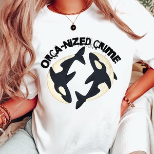 Orca Whale Shirt Killer Whale T-shirt Marine Biology tshirt for Ocean Conservation Shirt Save The Ocean Flip The Boats