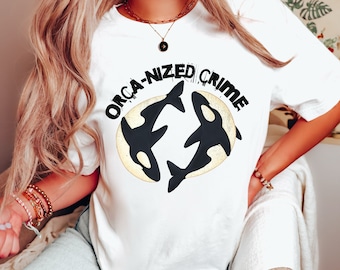 Orca Whale Shirt Killer Whale T-shirt Marine Biology tshirt for Ocean Conservation Shirt Save The Ocean Flip The Boats