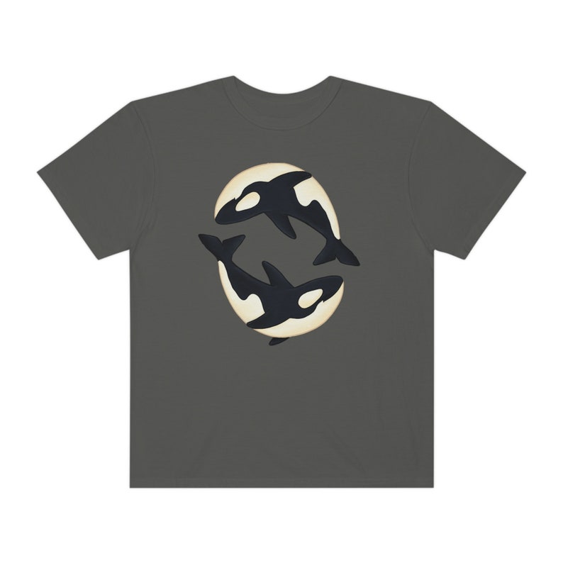 Orca Shirt Comfort Colors Killer Whale Tshirt For Animal Lovers Aesthetic Marine Life T-Shirt For Ocean Creatures Gift Pepper