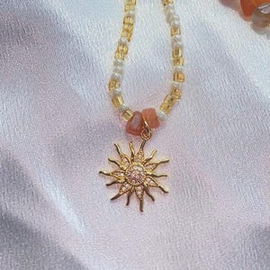 Solar Goddess | Sunstone WaistBeads | Sun Waist Beads | Sacral Healing Manifesting Belly Beads image 3