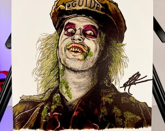 Beetlejuice Tour Guide Print