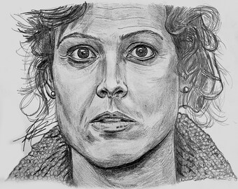 ORIGINAL pencil art "Oh Dana, it's you!" from Ghostbusters (1984)