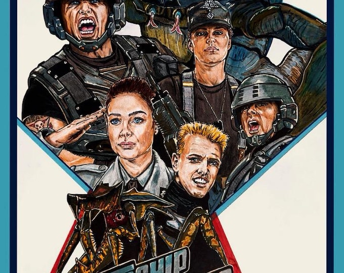 Featured listing image: Starship Troopers Poster Print