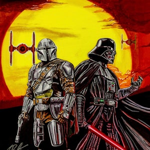 Mandalore Empire canvas print