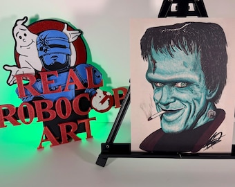 Herman Munster Print
