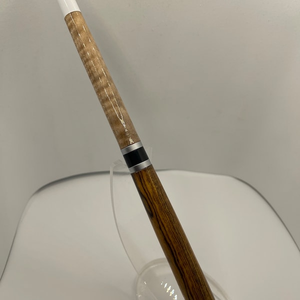 Bacote and Maple Pool Cue Rollerball Stylus Pen.