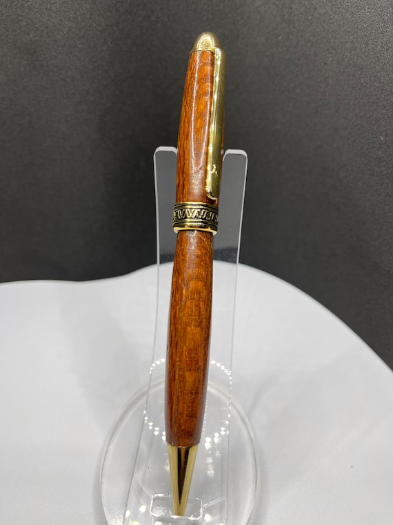 Handmade Leopardwood Artisan European Twist Pen 