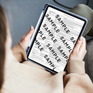 May include: A digital tablet displaying a cheat sheet for acute care with the text "ACUTE CARE DIFT CHEAT SHEET" at the top. The sheet is filled with medical terms and abbreviations.