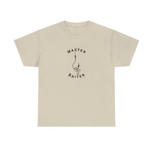 Master Baiter Cotton T-Shirt Funny Gift For Men