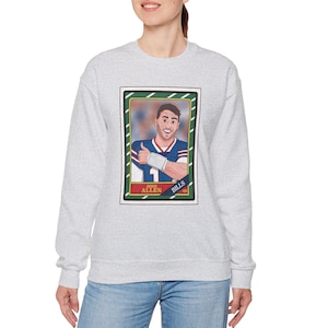 Josh Allen Buffalo Bills sweatshirt, Josh Allen shirt, Bills Fan Gift, Josh Allen illustration shirt, football sweatshirt, Bills sweatshirt