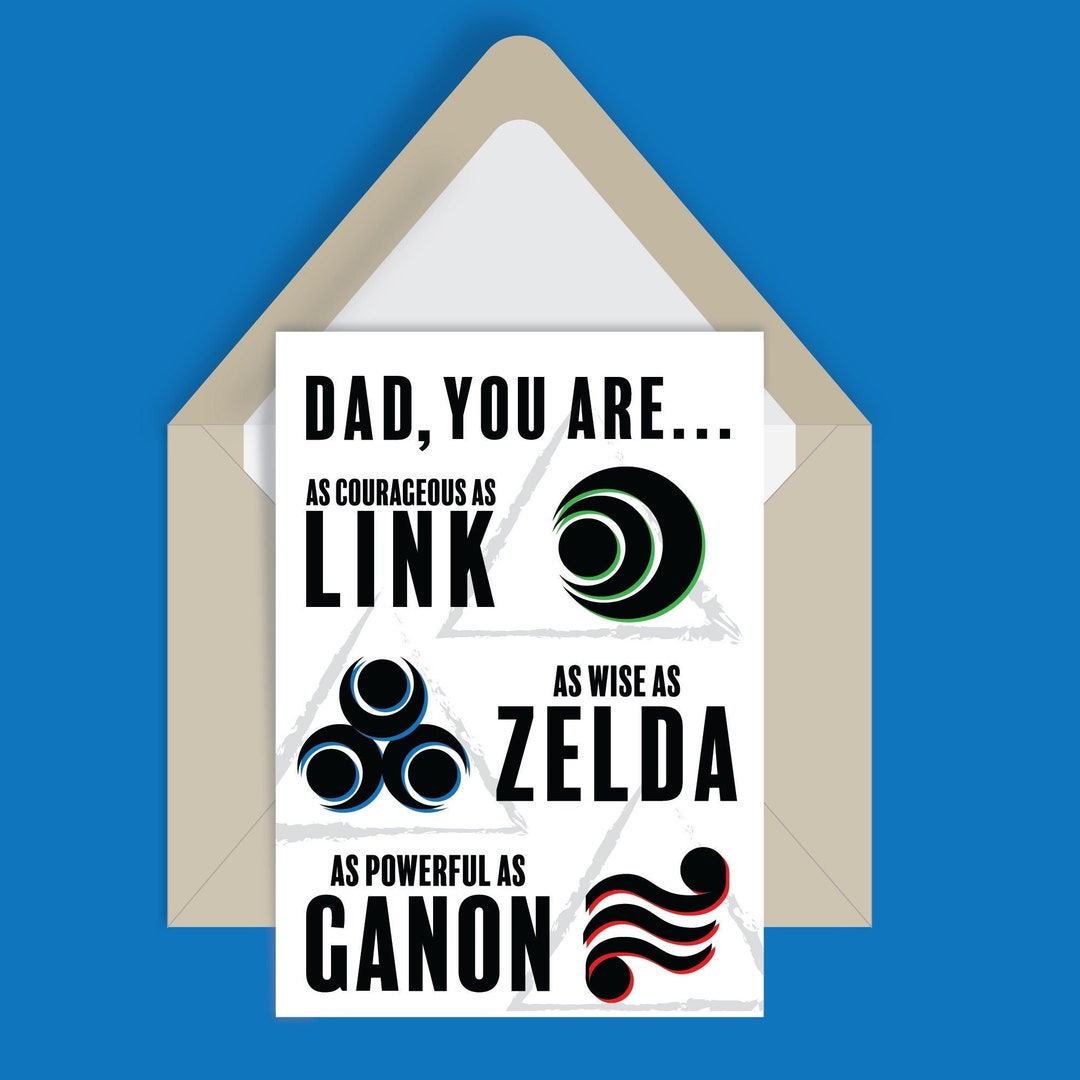 Father's Day Video Game Card, Gamer Fathers Day Card, Video Game Dad