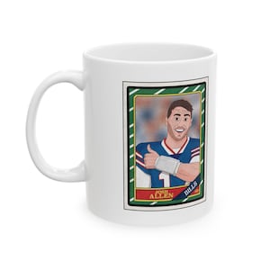 Taza de los Bills, Josh Allen de los Buffalo Bills, ¡Vamos Bills!, Bills Mafia, regalo de Buffalo, regalo de los Bills, regalo de Josh Allen, tarjeta de Josh Allen, taza de Buffalo