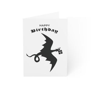 Tarjeta de la Cuarta Ala, tarjeta de la Escuela de Guerra Basgiath, tarjeta de cumpleaños de dragón, tarjeta de fantasía, tarjeta de cumpleaños de la Llama de Hierro, tarjeta de dragón, regalo de la cuarta ala