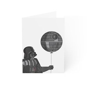 Star Wars Karte, Darth Vader Geburtstagskarte, Death Star Karte, Star Wars Geburtstagskarte, Death Star Ballon Karte, Star Wars lustige Karte, Wortspiel Karte