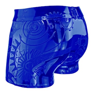 Latex Shorts STEAMPUNK | Hand Made Rubber Fashion | Size XXS to XXL