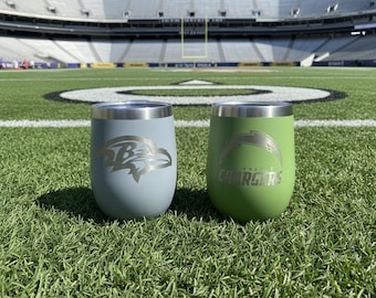NFL Travel Tumblers Laser Engraved 20oz