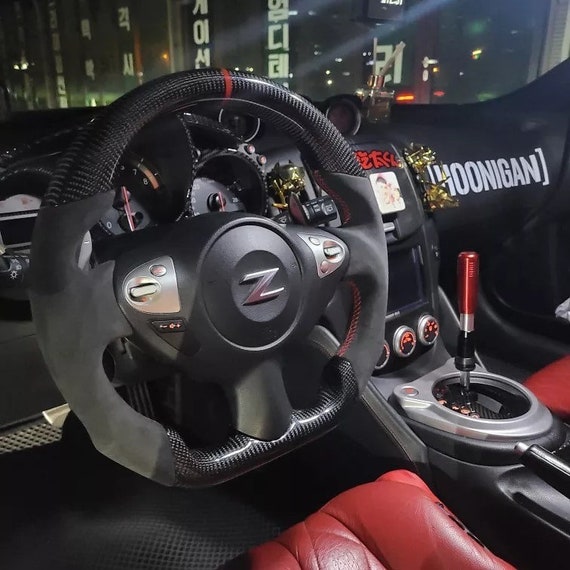Carbon Fiber Steering Wheel Nissan 370zmaximasentrajuke Etsy Canada