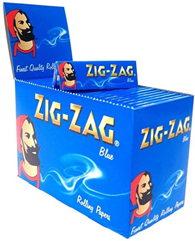 Zig Zag Blue Rolling Paper, Zig Zag Papers image 1