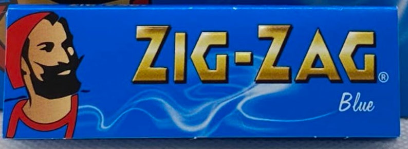 Zig Zag Blue Rolling Paper, Zig Zag Papers image 2