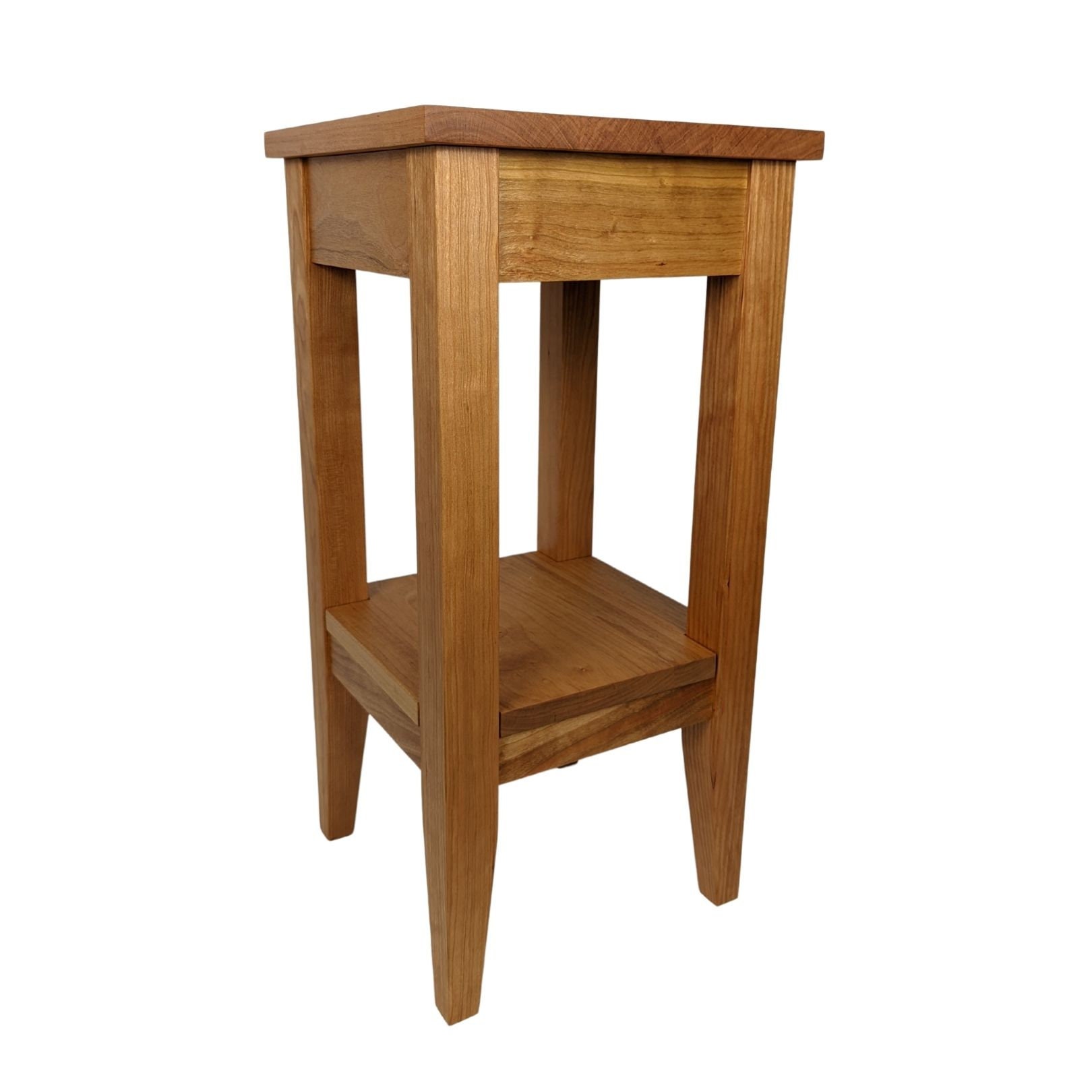 Small Wood Side Table Cherry Table Square End Table Sofa Etsy