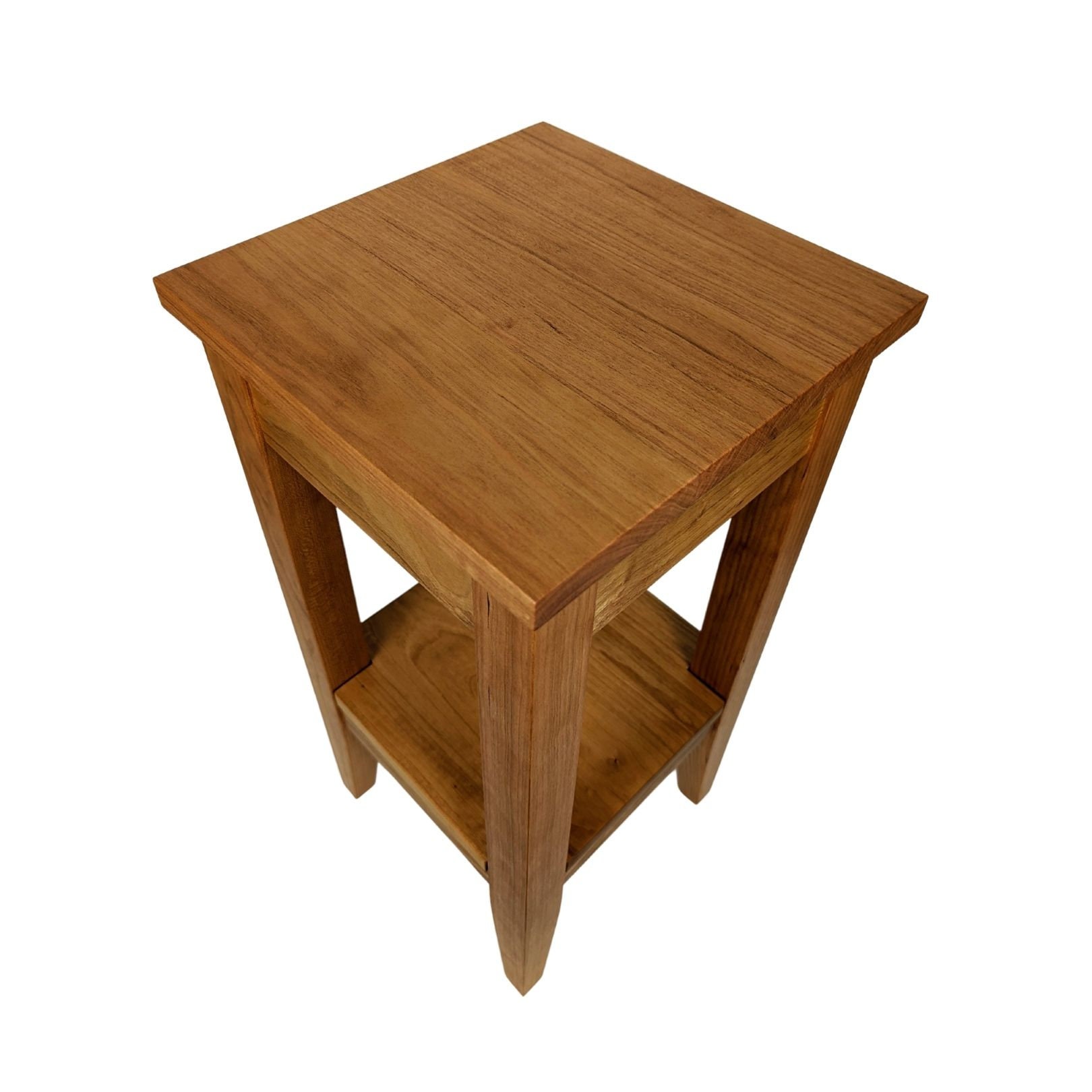 Small Wood Side Table Cherry Table Square End Table Sofa Etsy