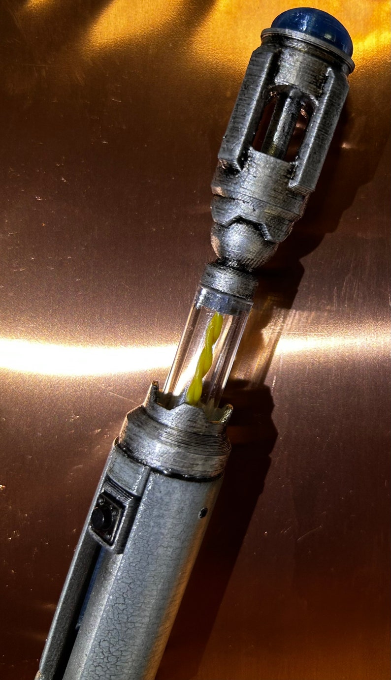 Doctor Who 10th Doctors Sonic Screwdriver Grey Wide Slider LED Etsy UK