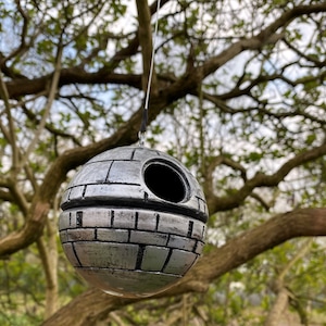 Deathstar bird house/ feeder