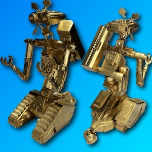 Johnny 5 robot from short circuit GOLD edition