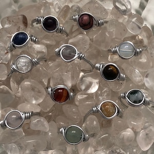 Gemstone Ring / Handmade Ring / Individual Ring / Wire Ring / Gemstone Ring / Crystal Ring / Crystal / Healing Stone Ring / Gemstone