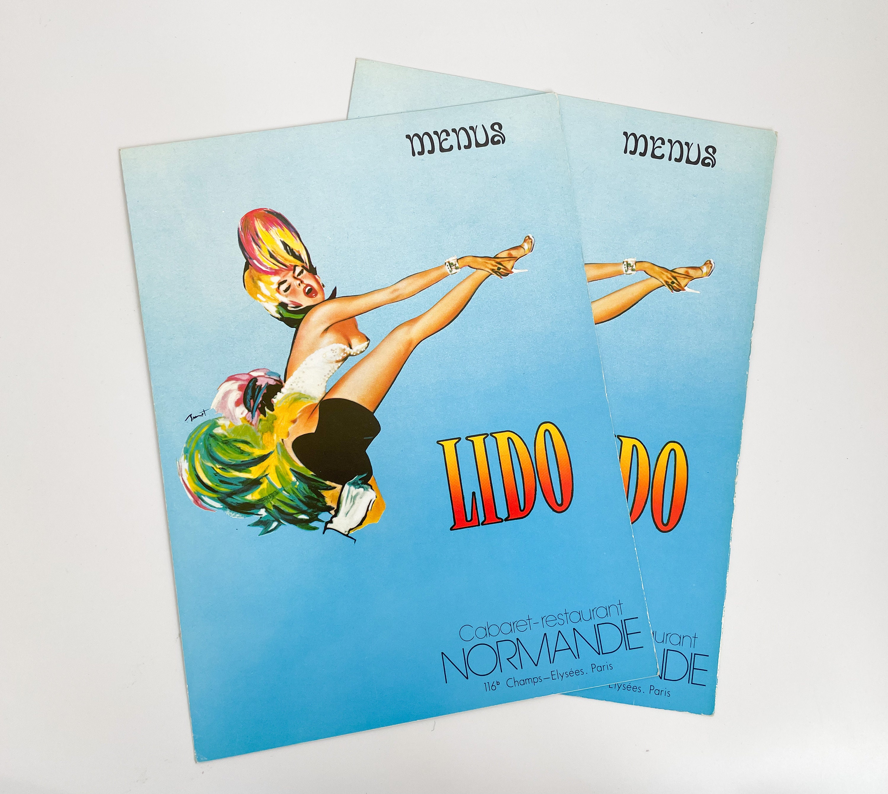 Vintage Poster Ad - Lido Cabaret - Champs-Élysées Paris, France - Bonjour  la Nuit! René Gruau (Hello Night!) Tote Bag for Sale by Gin Neko