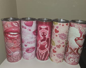 Personalized 20oz tumbler.