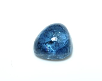 Natural Blue Color Moss Heart Aquamarine Cabochon , Loose Gemstone Cabs, Cabochon for Jewelry Making 9x10x5 mm