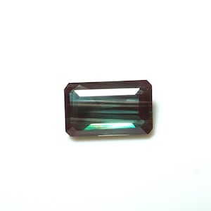 Bio color andesine faceted octagon gemstone, green andesine plagioclase fledspar, labradorite, handmade gift, handmade jewelry 12x7.5x5 mm