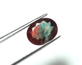 Natural Bio Color Oregon Sunstone, Oval Cut Gemstone