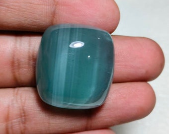 Natural Milky Aquamarine cabochons for jewelry making designer aqua cushion gemstone 25x27x14 mm
