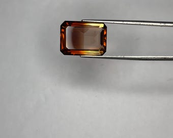 天然バイオカラートパーズ ファセットカット八角形宝石 13x18.5x6.5 mm